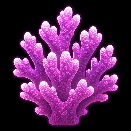 Coral at 90 % water quality